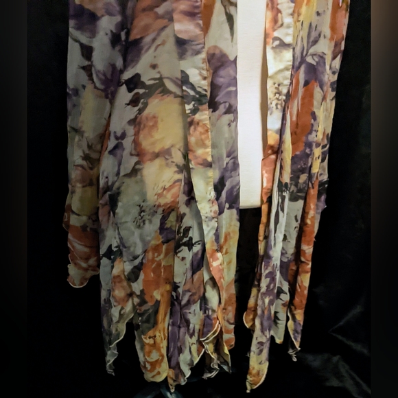 Coldwater Creek Floral Mesh Jacket- XL - Picture 3 of 6